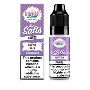 Purple Rain 10ml 20mg Bar Salt Dinner Lady