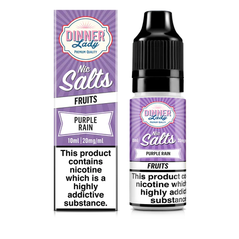 Purple Rain 10ml 20mg Bar Salt Dinner Lady