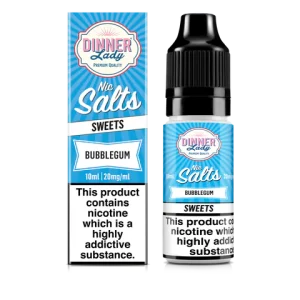 BubbleGum 10ml 20mg Bar Salt Dinner Lady