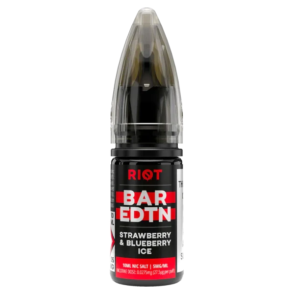 Strawberry Blueberry Ice 20mg 10ml Hybrid Riot Squad