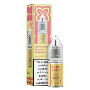 Strawberry Banana Rhubarb 5PCS Box 10ml 20mg Pod Salt Nexus