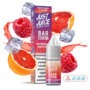 RASPBERRY & GRAPEFRUIT 20mg 10ml BAR Just Juice