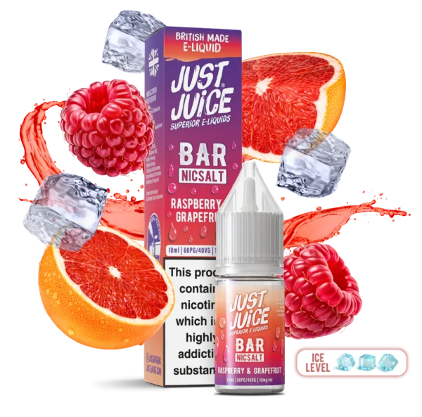 RASPBERRY & GRAPEFRUIT 20mg 10ml BAR Just Juice