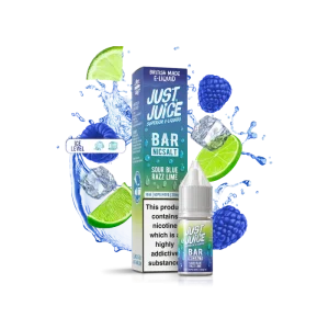 BLUE SOUR RAZZ LIME 20mg 10ml BAR Just Juice