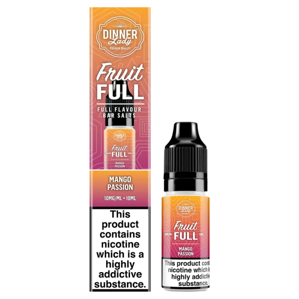 Mango Passion 20mg 10ml Bar Salt Dinner Lady