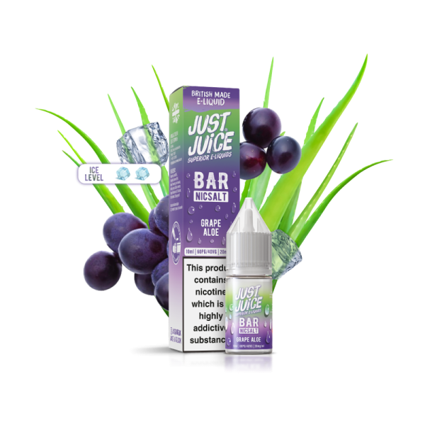 GRAPE ALOE 20mg 10ml BAR Just Juice