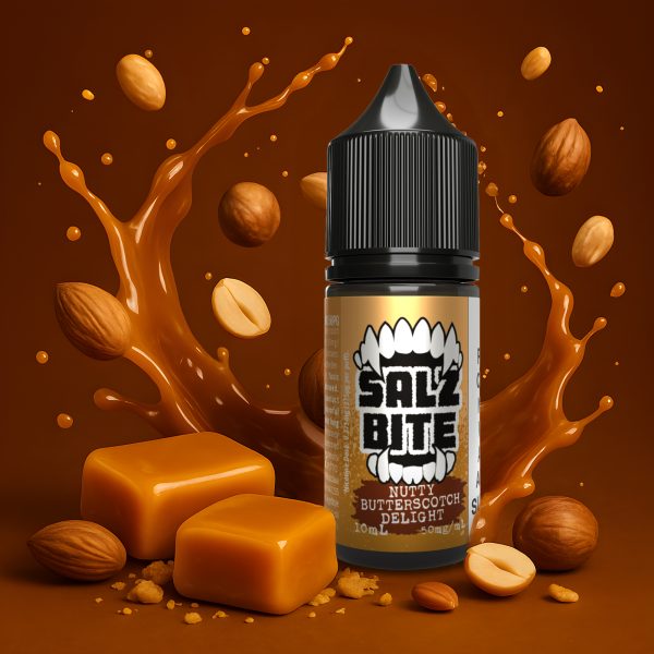 Nutty Butterscotch Delight 10ml SALZ BITE ( 10pcs bottle pack )