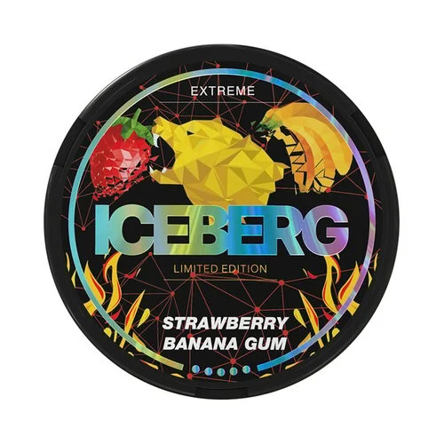 Strawberry Banana Gum 50mg Iceberg
